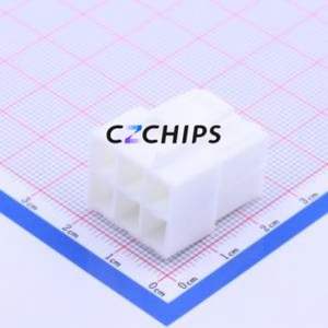 VLP-06V Housing (Wire-to-Board / Wire-to-Wire) P=6.2mm Connector 2x3P 6.2mm VL 2 - Product Image 1