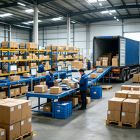 Service de consolidation |   Transport de marchandises tout-en-un par camion, mer et rail, expédition FCL porte-à-porte à faible coût de Chine vers la France et le Royaume-Uni