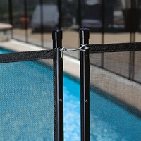 Clôture de piscine pour enfants en PVC hors sol, fabriquée en usine, à vendre, écran, porte à fermeture automatique, charnière, protection pour bébé