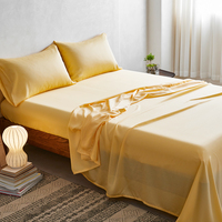 OEKO-TEX standar 100 lembar Bambu & set sarung bantal | Ramah kulit, tahan lama | Termasuk perlindungan anti-tungau