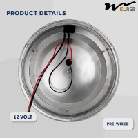 Nouveau produit blanc Led en acier inoxydable dôme lumière étanche RV lumières yacht chambre lampe
