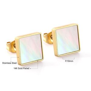 Boucles d'oreilles de luxe en acier inoxydable de haute qualité, dernières tendances, vente en gros directe d'usine en Chine - Product Image 3