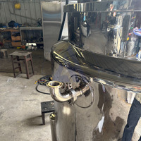 Mélangeur agitateur LINHONG 300L avec moteur AC pour liquides chimiques, shampoings, détergents, boissons, réservoir de mélange (SUS304 Automatique)