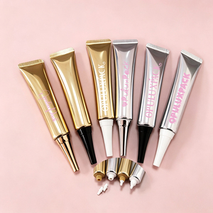 Tube souple cosmétique vide de 30 ml, en aluminium doré ou argenté, pour emballage de soins de la peau, crème pour les mains, lotion, avec logo et boîte personnalisés - Product Image 2