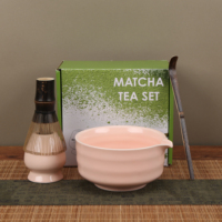 Ensemble de fouets à matcha en bambou naturel faits à la main, fouet à thé vert matcha de style japonais, accessoires pour la préparation du thé