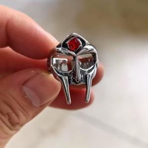 Soldes : Bague ouverte punk <span class=keywords><strong>pharaon</strong></span> égyptien pour homme, style vintage gothique, <span class=keywords><strong>masque</strong></span> Mf Doom, ajustable, bijoux de gladiateur, cadeau pour homme - Product Image 5