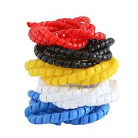 Vente chaude en gros Anti-morsure PP Flexible spirale Wrap câble spirale Wrap gaine câble protecteur ligne gestion des fils