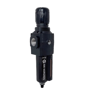 Filtro/regulador Excelon B74G-4AK-AD1-RMG 1/2 PTF 0.3-10 Bar con drenaje automático, filtro de 5um con manómetro, elemento filtrante de 5um con manómetro - Product Image 1