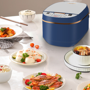 Cuisinière à <span class=keywords><strong>riz</strong></span> électrique domestique, 10 menus prédéfinis, cuve antiadhésive, affichage numérique LED, minuterie, cuisson à <span class=keywords><strong>une</strong></span> touche, 3-5 personnes - Product Image 5