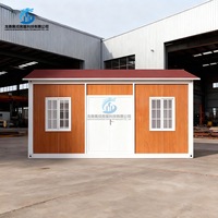 Vente en gros de maisons préfabriquées en conteneurs détachables de 20 pieds, café, dortoir, bureau, appartement, maison préfabriquée en kit, Chine