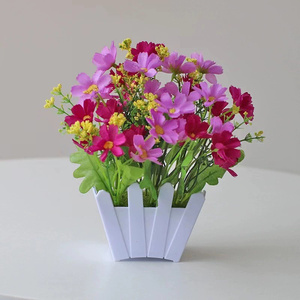 FL-711 Kleine Kunstgras Bonsai Boom <span class=keywords><strong>Pot</strong></span> Plastic Huis Kamer Tafeldecoratie en Tuinornament voor Landschapsontwerp - Product Image 1
