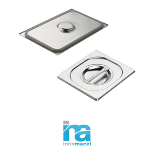 Stainless Steel GN 1/6 Food <b>Pan</b> <b>Lid</b> with Airtight Seal Inox Inox Macel - Product Image 4