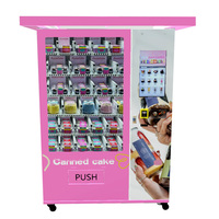 Distributeur automatique de gâteaux intelligent ZhongDa avec écran tactile de 22 pouces, paiement par carte de crédit/QR, SDK et surveillance à distance