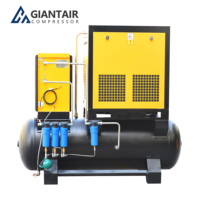 Compresseur d'air électrique GIANTAIR 15 kW 24 CV 3 m³/min 116 psi, compresseur d'air à vis industriel fixe pour système d'air