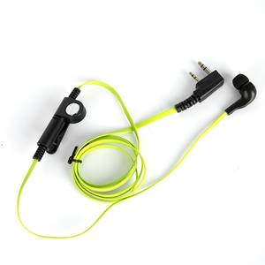 Auricular estilo Green Noodle con conector K de 2 pines, sonido de alta calidad, audio claro, ajuste seguro para <span class=keywords><strong>Baofeng</strong></span> UV5R BF888s Kenwood Walkie Talkie - Product Image 6