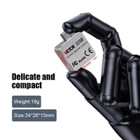 Victor328b Lensa Kaca Silikon Germanium Ponsel Kamera Pencitra Termal Kecepatan Bingkai Kamera 25hz 3.2mm Palet Warna Panjang Gelombang 8-14m