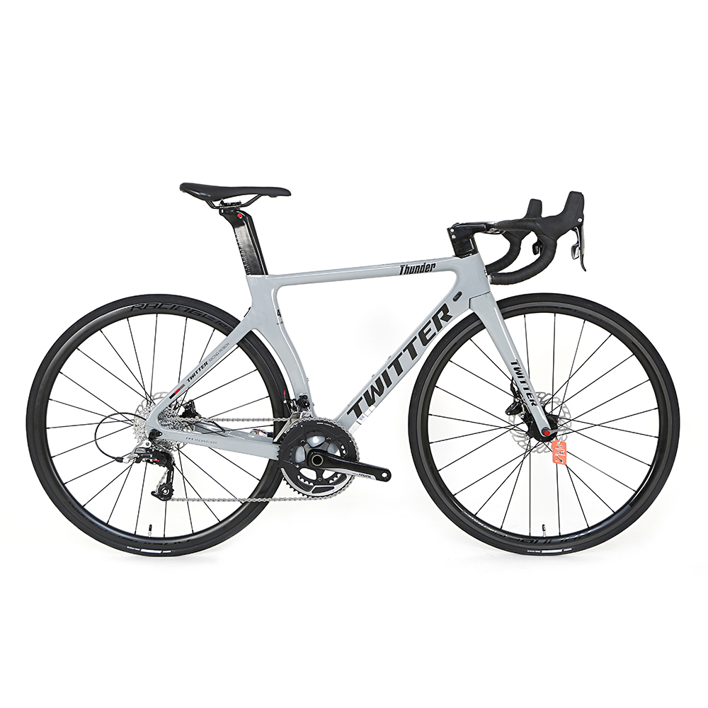 TWITTER Thunder Bicycle - Carbon Road Bike with Disc Brakes