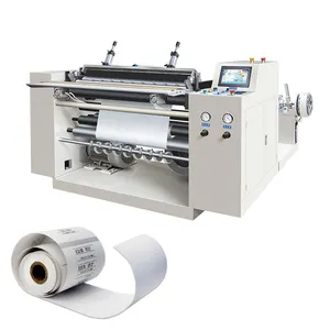 Full automatic thermal paper roll slitting machine for thermal paper