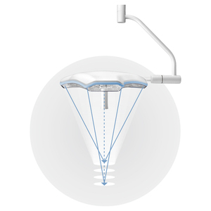 Lampe chirurgicale mobile LED sans ombre Mindray série VeLED pour hôpitaux vétérinaires et salles d'opération, lampe d'opération LED pour cliniques - Product Image 2