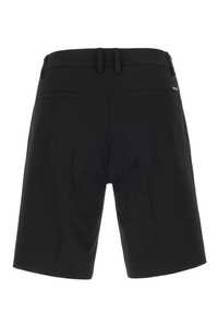 Sélection minutieuse Designer Alphatauri Fermeture à glissière cachée et à crochet Bermuda en polyester noir - Product Image 2