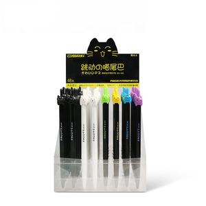 Nieuwe Schattige Kawaii Kat Gel Pen Cartoon Plastic Gel Pennen Klik Kat Pen Voor Het Schrijven Van Kantoor Schoolbenodigdheden Koreaanse Briefpapier - Product Image 4