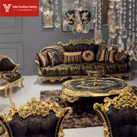 Canapé Chesterfield Royal Turc pour salon, une place, mobilier pour la maison, l'hôtel ou l'appartement, design en bois et cuir