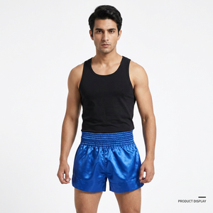 Pantalones Cortos de Kickboxing y Muay Thai con Estampado de Estilo Urbano, Pantalones de Kickboxing con Patrón Sólido para Hombre y Mujer, Venta al Por Mayor - Product Image 1