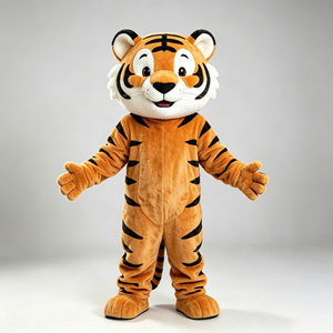 Personalizzazione della fabbrica festa mascotte sport a tema cartone animato maglie <span class=keywords><strong>leone</strong></span> leopardo mascotte costumi adulti - Product Image 4