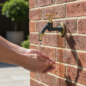<span class=keywords><strong>Robinet</strong></span> <span class=keywords><strong>mural</strong></span> en laiton pour jardin et cour, avec buse, couleur personnalisable, <span class=keywords><strong>robinet</strong></span> court en laiton avec cache décoratif - Product Image 6