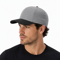 Cappellino da Baseball Sportivo Impermeabile Richardson 632 con Logo Personalizzato, Perforato al Laser, a 6 Pannelli, per Uomo