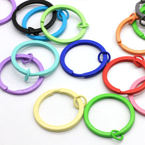 Haute Qualité Couleur Plaqué Porte-clés Anneau <span class=keywords><strong>30MM</strong></span> 100 Pièces Porte-clés Fabrication De Bijoux BRICOLAGE Accessoires Pièces Porte-clés Porte-clés - Product Image 5