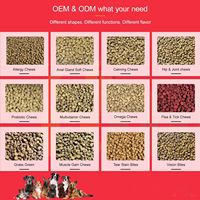 Alask Omega 3 Huile de saumon à mâcher souple Acides gras DHA EPA de marque privée Soutient l'hydratation normale de la peau pour les animaux de compagnie