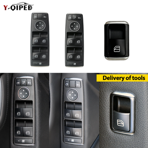 Ensemble de commutateurs de lève-vitres électriques pour <span class=keywords><strong>Mercedes</strong></span> W204 W212 X204 Classe C E GLK, remplacement du bouton de commande 2049055402, pièces automobiles - Product Image 1