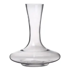 Decanter de vinho de vidro transparente, artesanal, de cristal transparente de alta qualidade para uma garrafa