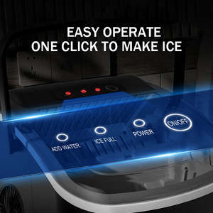 Máquina compacta para hacer hielo 12KG por día para oficina en casa y fiestas navideñas Oferta <span class=keywords><strong>de</strong></span> <span class=keywords><strong>Navidad</strong></span> - Product Image 2