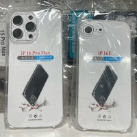 Coque de téléphone transparente en TPU avec protection d'appareil photo, en cristal clair, vente en gros d'usine, pas chère, pour iPhone 17 16 15 14 13 12 16E