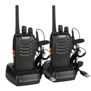 Radio Bidireccional Portátil Impermeable BF-888S, Walkie Talkie Analógico UHF de 2W, Alcance de 0-5km, Batería de 1000-1500mAh - Product Image 1