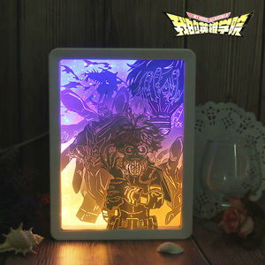 Cuadro decorativo <span class=keywords><strong>de</strong></span> personaje <span class=keywords><strong>de</strong></span> dibujos animados personalizable, marco <span class=keywords><strong>de</strong></span> arte, pintura con luz - Product Image 2