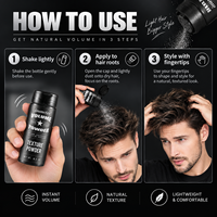 Bedak Tekstur Rambut OEM ODM Pengontrol Minyak untuk Rambut Berminyak, Volume Instan, Hasil Matte, Mudah Diaplikasikan, Botol Shaker