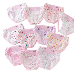Panty para Niñas al Por Mayor de Algodón Estampado Ropa Interior Bonita para Bebé Niña - Product Image 1