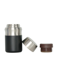 Boîte à lunch isotherme en acier inoxydable à double paroi de 500 ml, thermos pour aliments chauds, soupe pour adultes