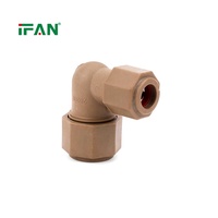 IFAN Meilleur Prix Raccord Rapide pour Tuyau, Té, Coude, Raccord de Plomberie PPR, Raccord de Compression en Plastique