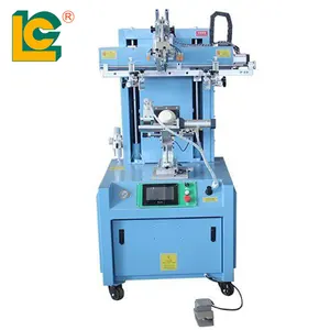 Fan-shaped printer multicolor screen printing machine glass cup screen printing machine with UV curing system