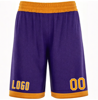 Shorts de basketball mi-longs pour hommes, 100 % polyester, couleur unie, taille élastique tricotée, séchage rapide, respirant, écologique, taille XS