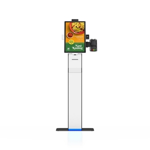 Kiosque <span class=keywords><strong>de</strong></span> commande automatique <span class=keywords><strong>à</strong></span> écran tactile <span class=keywords><strong>de</strong></span> 21,5 pouces pour restaurants, fonctionnalité SDK interactive Windows en option, <span class=keywords><strong>lecteur</strong></span> <span class=keywords><strong>de</strong></span> codes-barres - Product Image 6