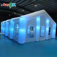 Chine Sayok luxe grande LED tente gonflable extérieure Blowup Air House tentes d'événement de fête de mariage fabricants