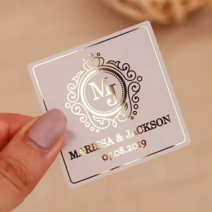 Etiquetas Adhesivas Personalizadas de Vinilo Impermeable para Productos Cosméticos, Etiquetas de Embalaje con Logotipo Personalizado para Botellas de Productos Esenciales, MOQ Bajo - Product Image 1