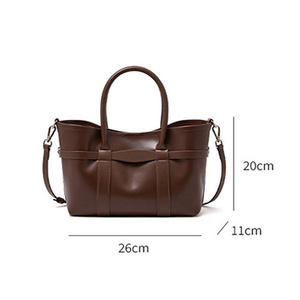 High quality Genuine Leather women's Tote Bag backpack Large Capacity Shoulder Bag Stylish Retro Designer bags Youth School bag - Product Image 5