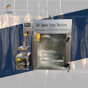 Máquina de ahumadero de salmón de carne fría caliente/ahumadero para cerdo - Product Image 1