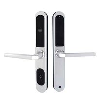 Cerraduras de Alta Seguridad para Puertas de Apartamentos y Hoteles con Tarjeta de Acceso y Llave, Cerradura Digital Inteligente para Puerta de Hogar con Tarjeta de Acceso